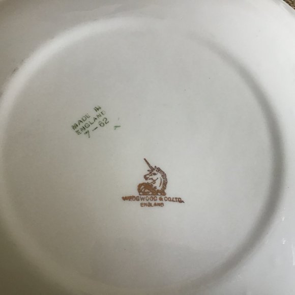 Wedgwood Dinner Plates Set of 8 Vintage - Picture 4 of 5